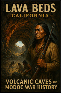 Lava Beds Volcanic Caves And Modoc War Poster