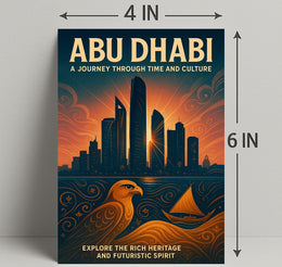 Abu Dhabi Heritage Meets Modernity Urban or Cityscape Poster