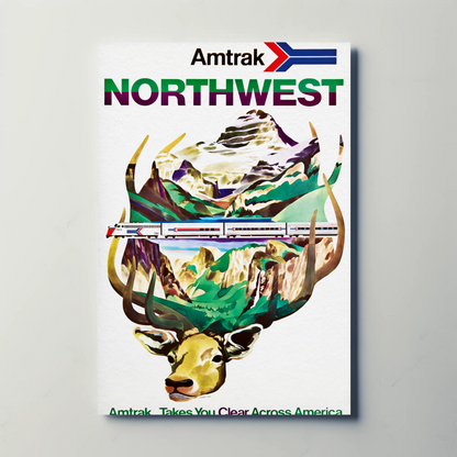 Amtrak Northwest Travel Poster