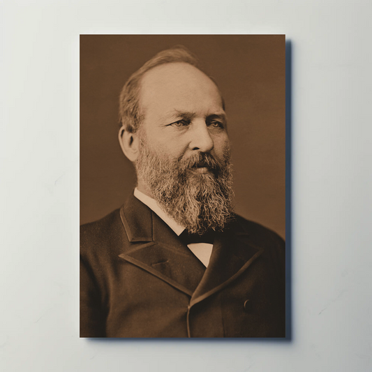 James Garfield 20th President Sepia Photo