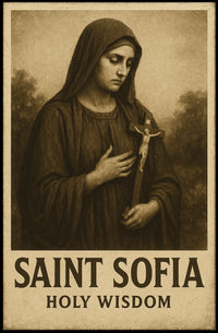 SAINT SOFIA: HOLY WISDOM Religious Art Poster