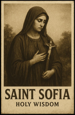 SAINT SOFIA: HOLY WISDOM Religious Art Poster