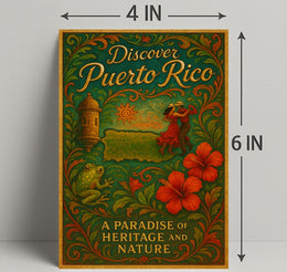 Discover Puerto Rico Vintage Poster Art PosterGoat