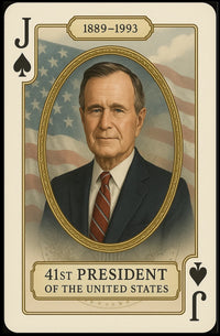 Portrait Of The 41St President Of The United States Poster