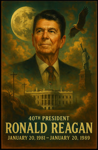 Ronald Reagan 40Th President Poster