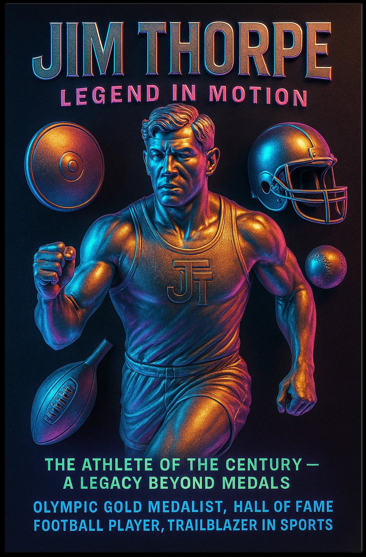 Jim Thorpe Legend in Motion Jim Thorpe Poster