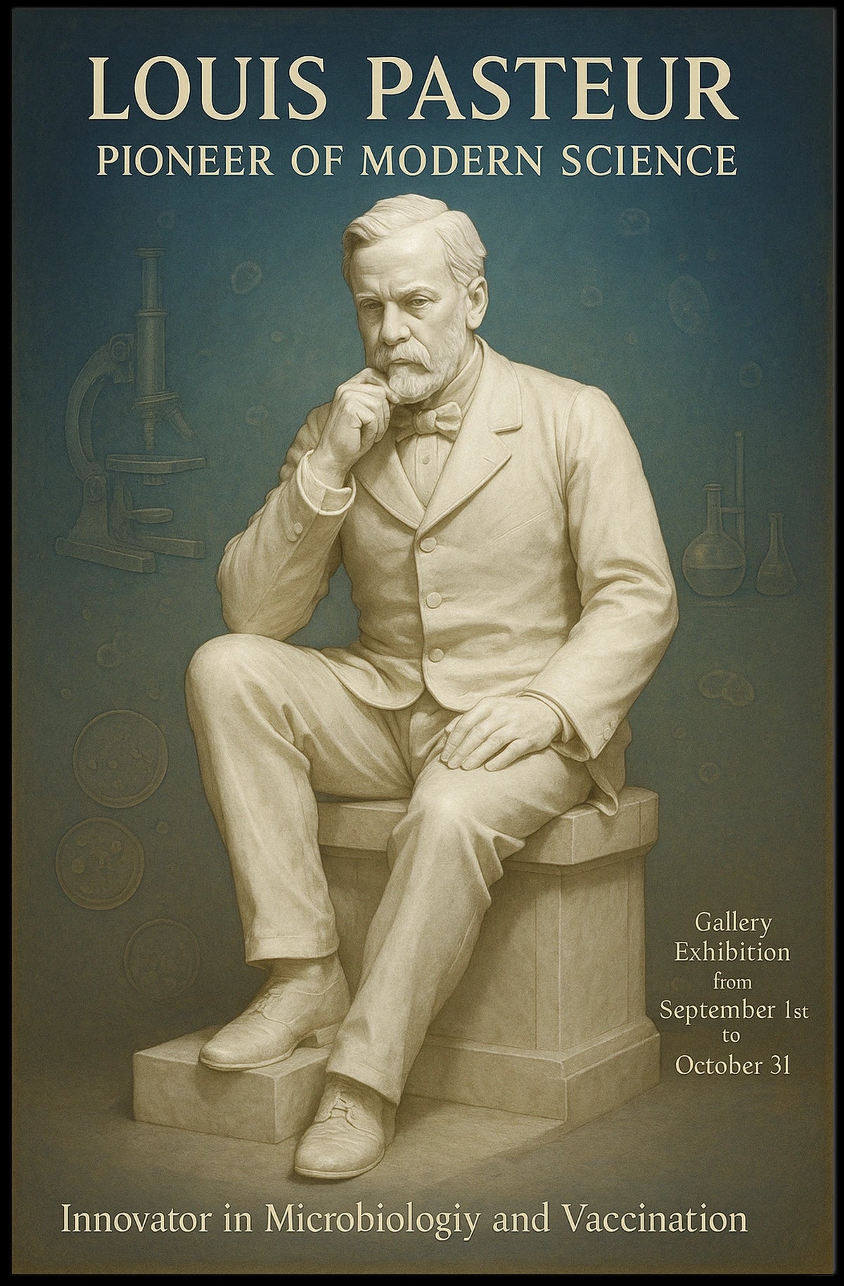Louis Pasteur Pioneer Of Modern Poster