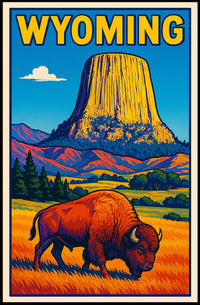 Wyoming Wilderness Poster