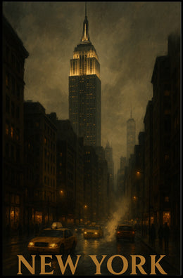New York Cityscape Poster