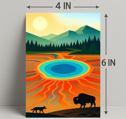 Yellowstone Wonders Poster PosterGoat