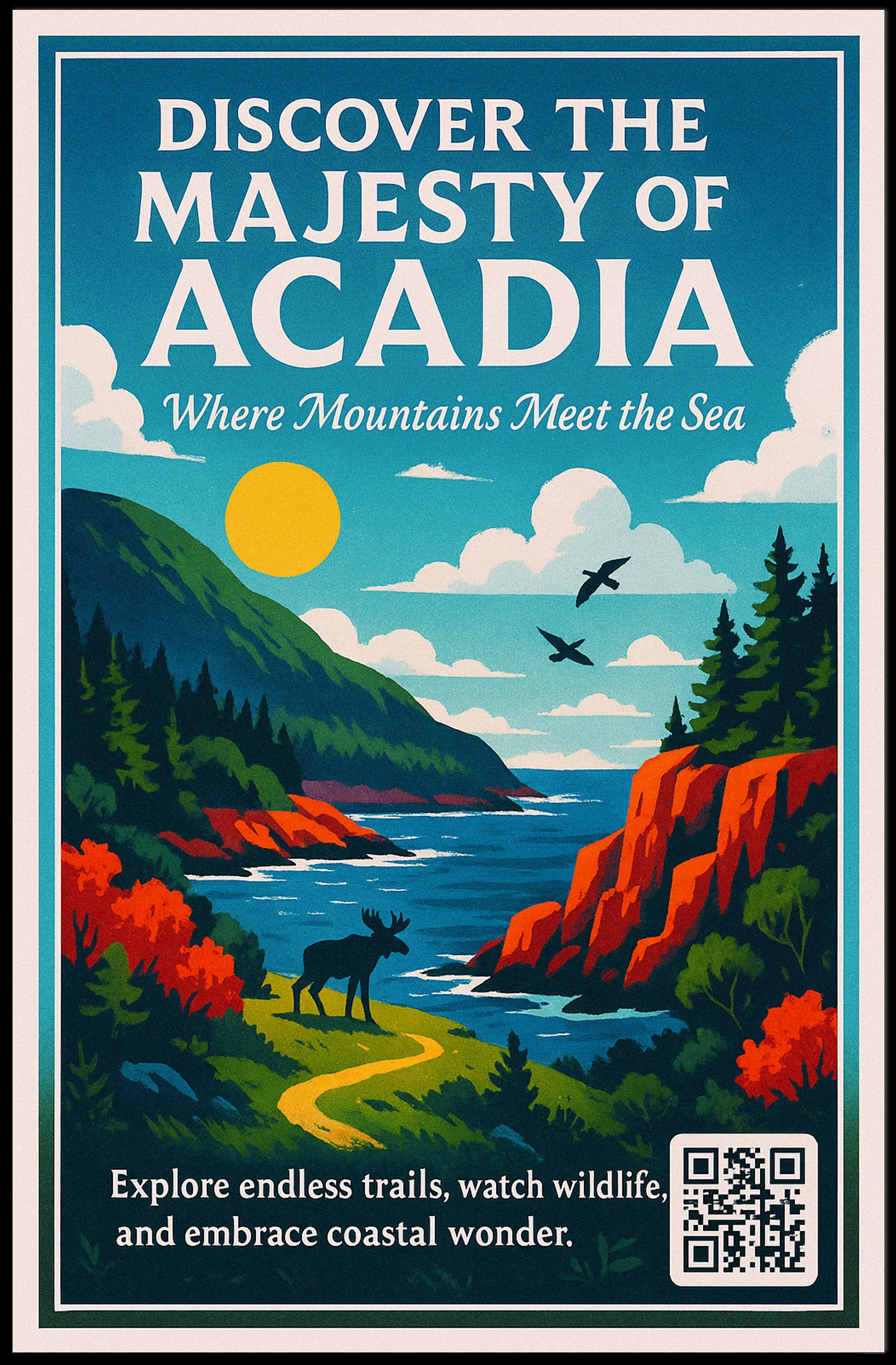 Discover the Majesty of Acadia Poster PosterGoat