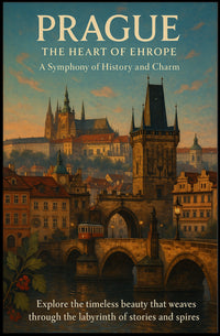 Prague The Heart of Europe Poster