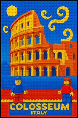 Colosseum LEGO Art Print Wall Decor PosterGoat