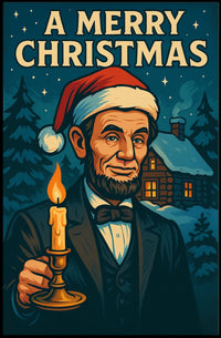 A Merry Christmas With A Presidential Poster