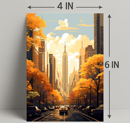 Autumn In The City Poster PosterGoat