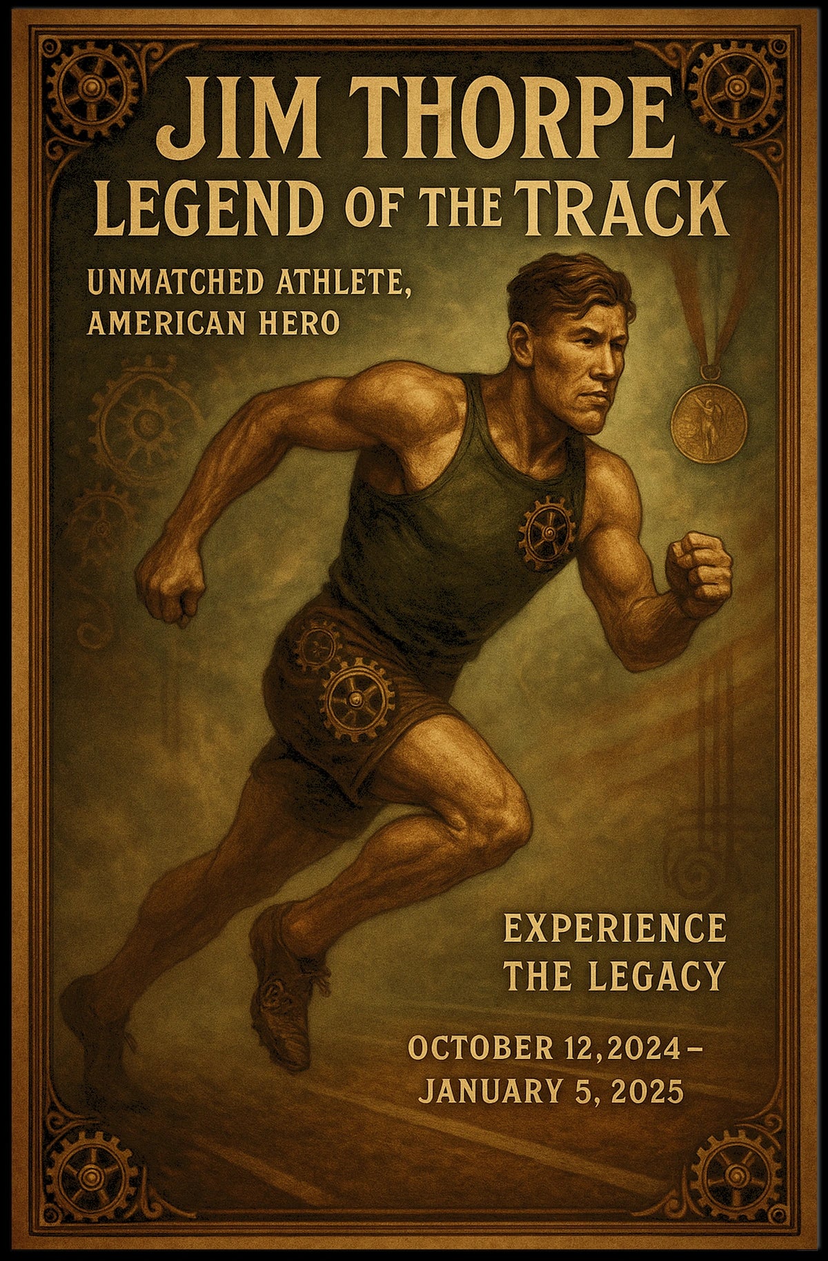 Jim Thorpe Legend of the Track Jim Thorpe Poster