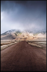 Misty Mountain Road Poster