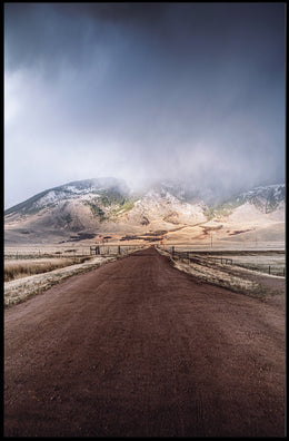 Misty Mountain Road Poster