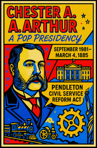 Chester A. Arthur A Pop Presidency Poster PosterGoat