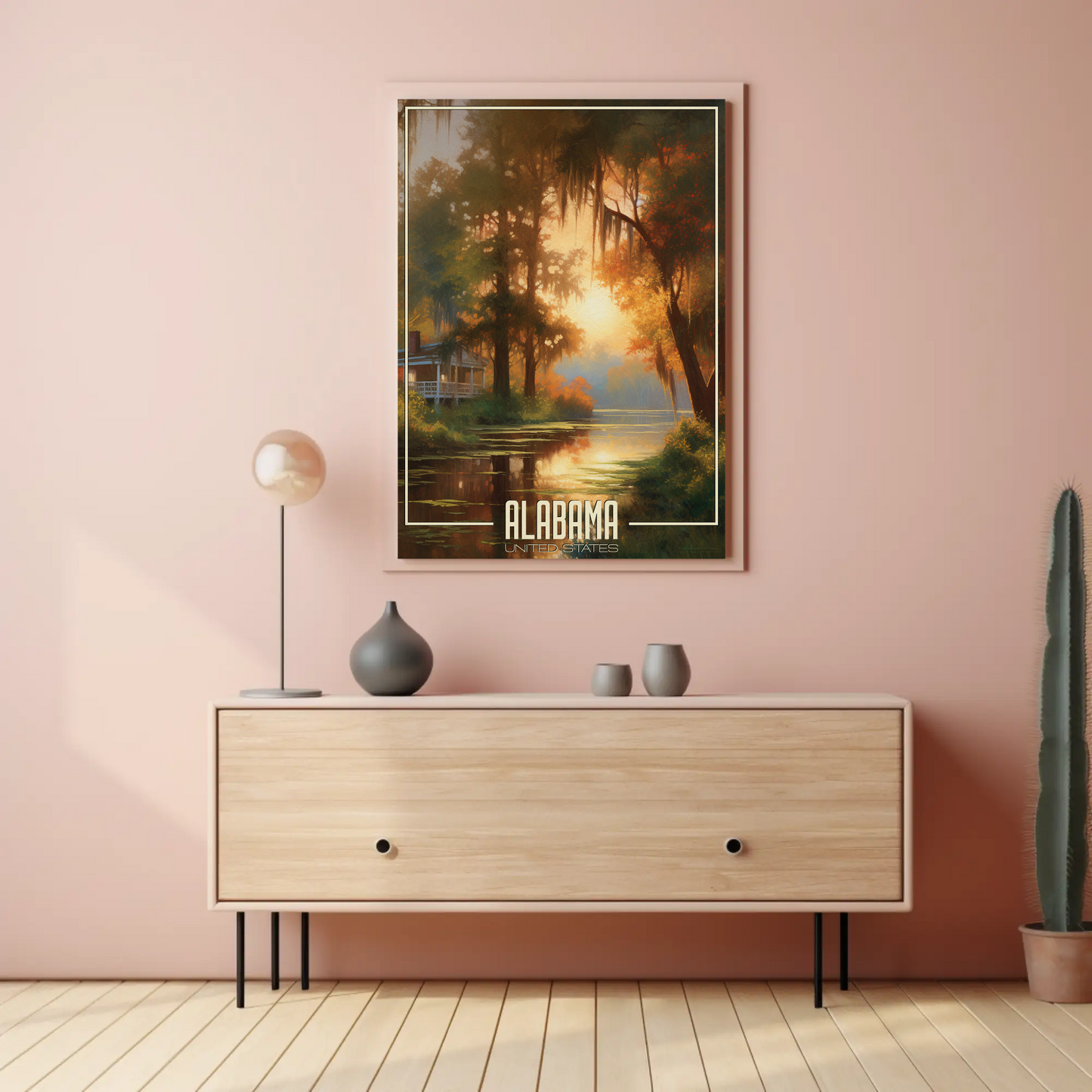 Alabama Vintage Poster