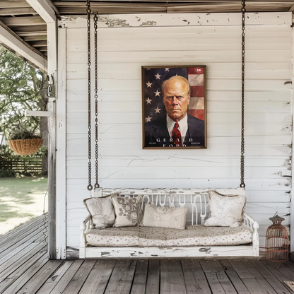 Gerald Ford 38th President Of The United States Portrait