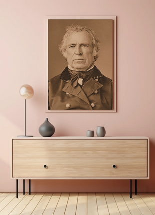 Zachary Taylor 12th President Sepia Photo