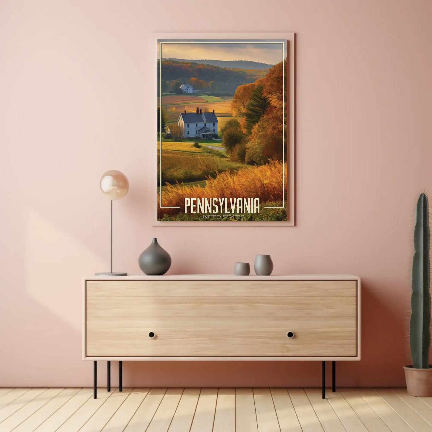 Vintage Poster - Pennsylvania United States