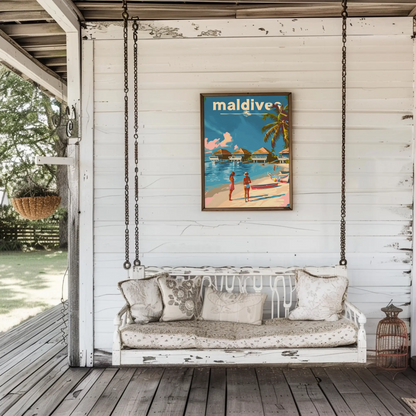 Maldives Tropical Paradise Poster