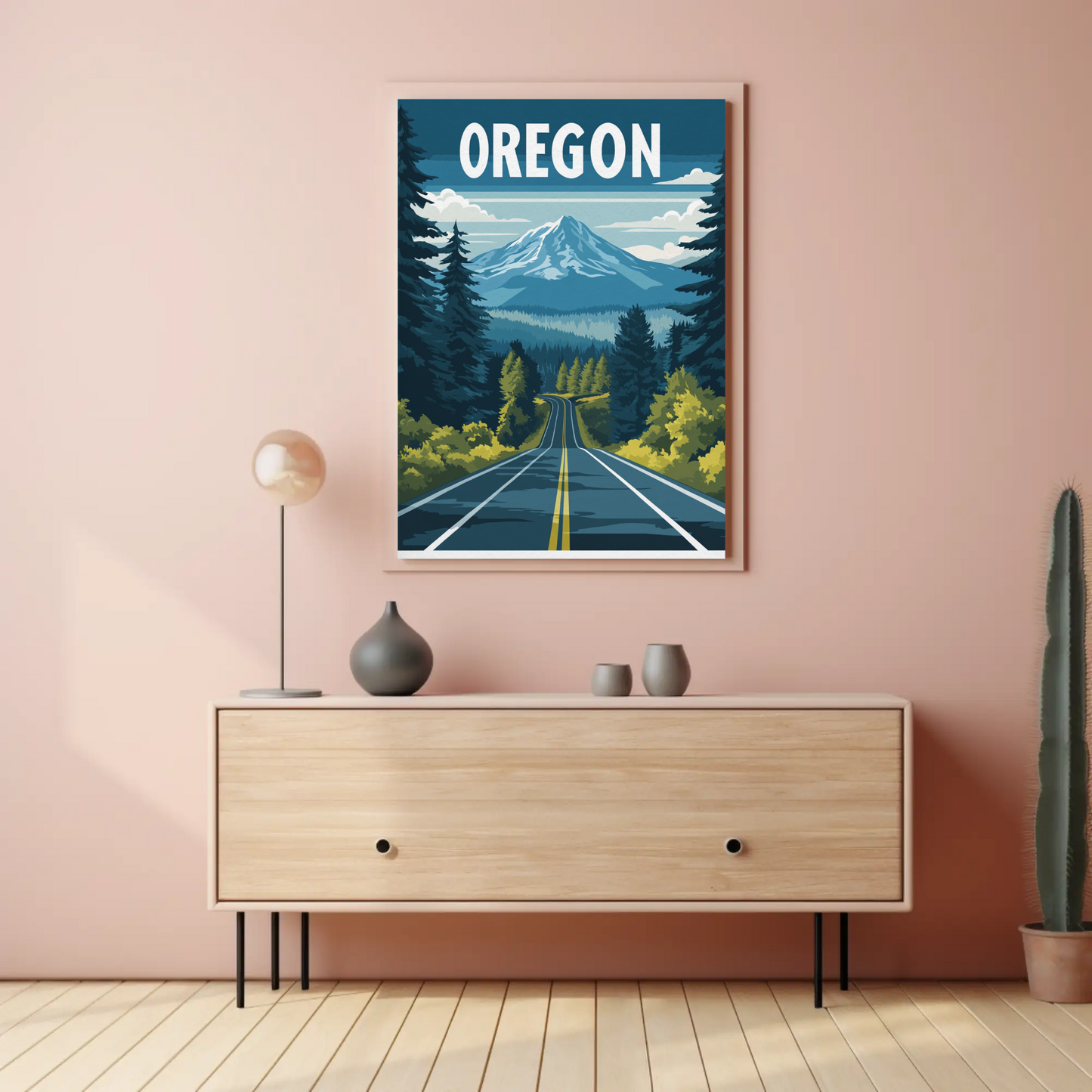 Oregon Vintage Poster