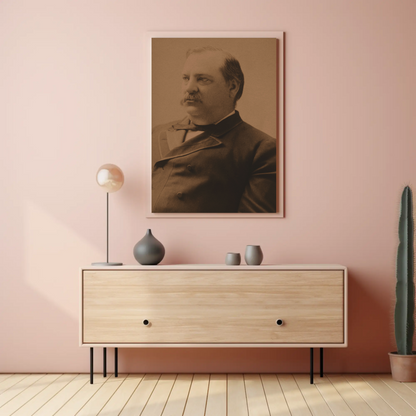 Grover Cleveland 22nd President Sepia Photo