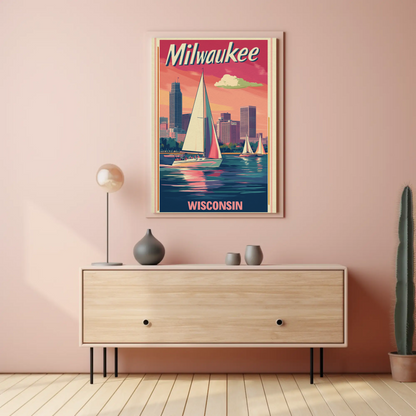 Milwaukee Vintage Poster