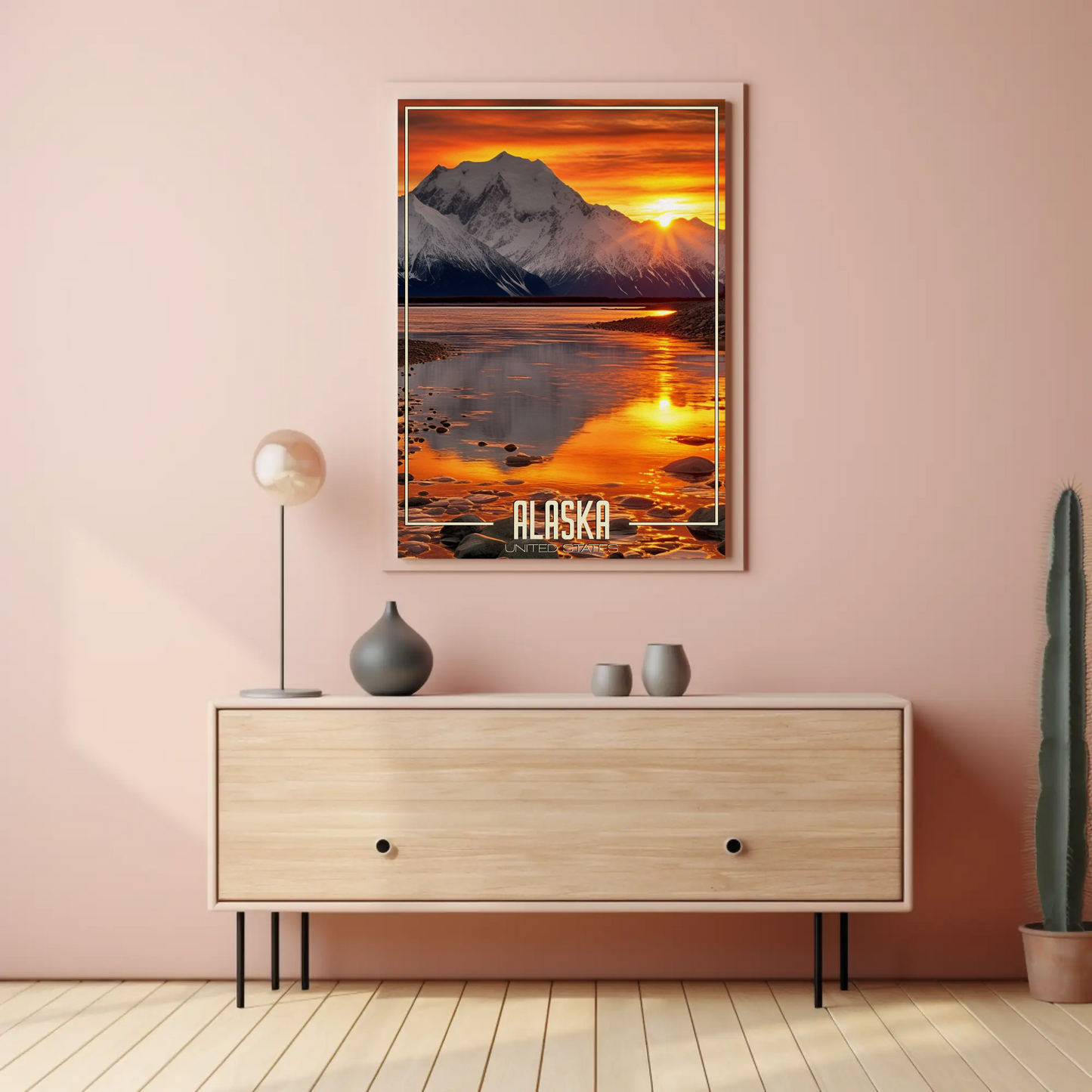 Alaska Vintage Poster
