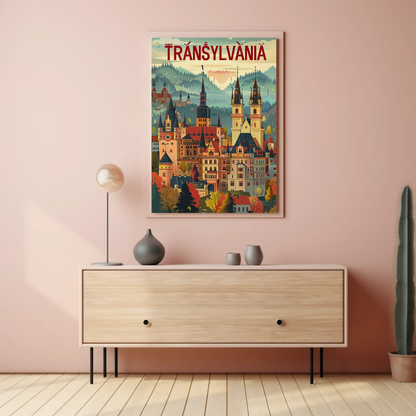 Transylvania Vintage Poster