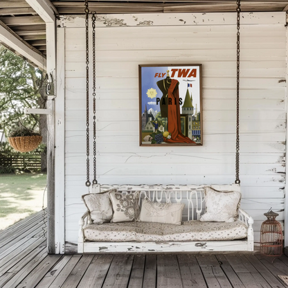 Fly TWA Paris Poster