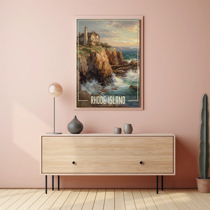 Vintage Poster - Rhode Island Newport United States