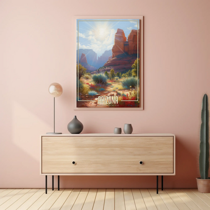 Arizona Vintage Poster