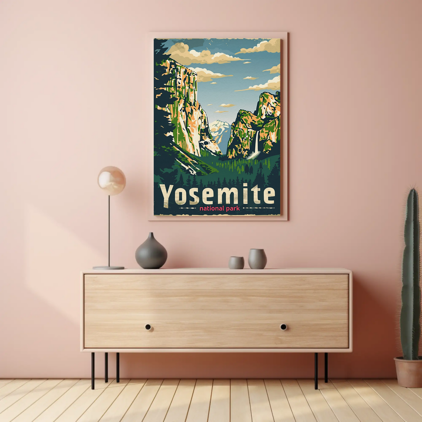 Vintage Poster Yosemite National Park