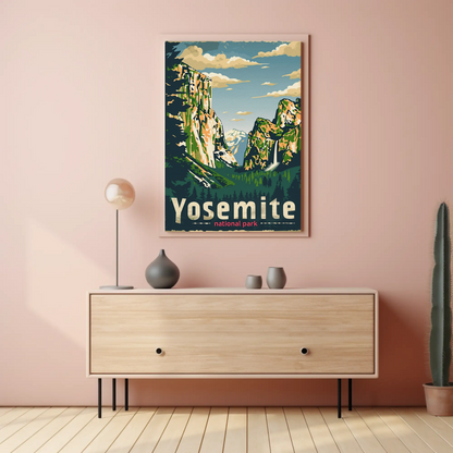 Vintage Poster Yosemite National Park