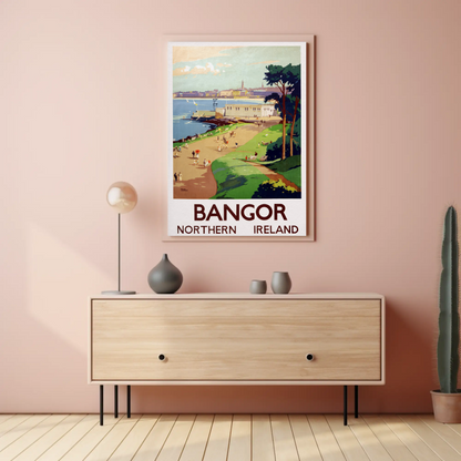 Vintage Poster - Bangor Northern Ireland