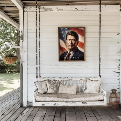 Ronald Reagan 40th President Of The United States Portrait