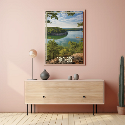 Arkansas Vintage Poster