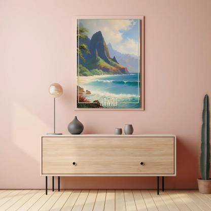 Hawaii Vintage Poster