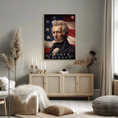 Andrew  Jackson 7th President Of The United States Portrait
