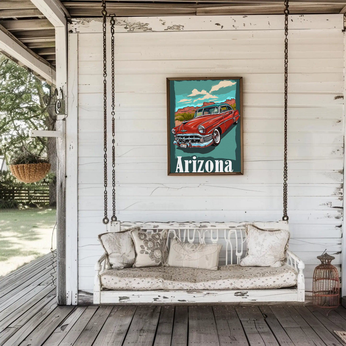 Arizona Desert Adventure Vintage Poster