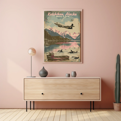 Ketchikan Alaska Vintage Poster