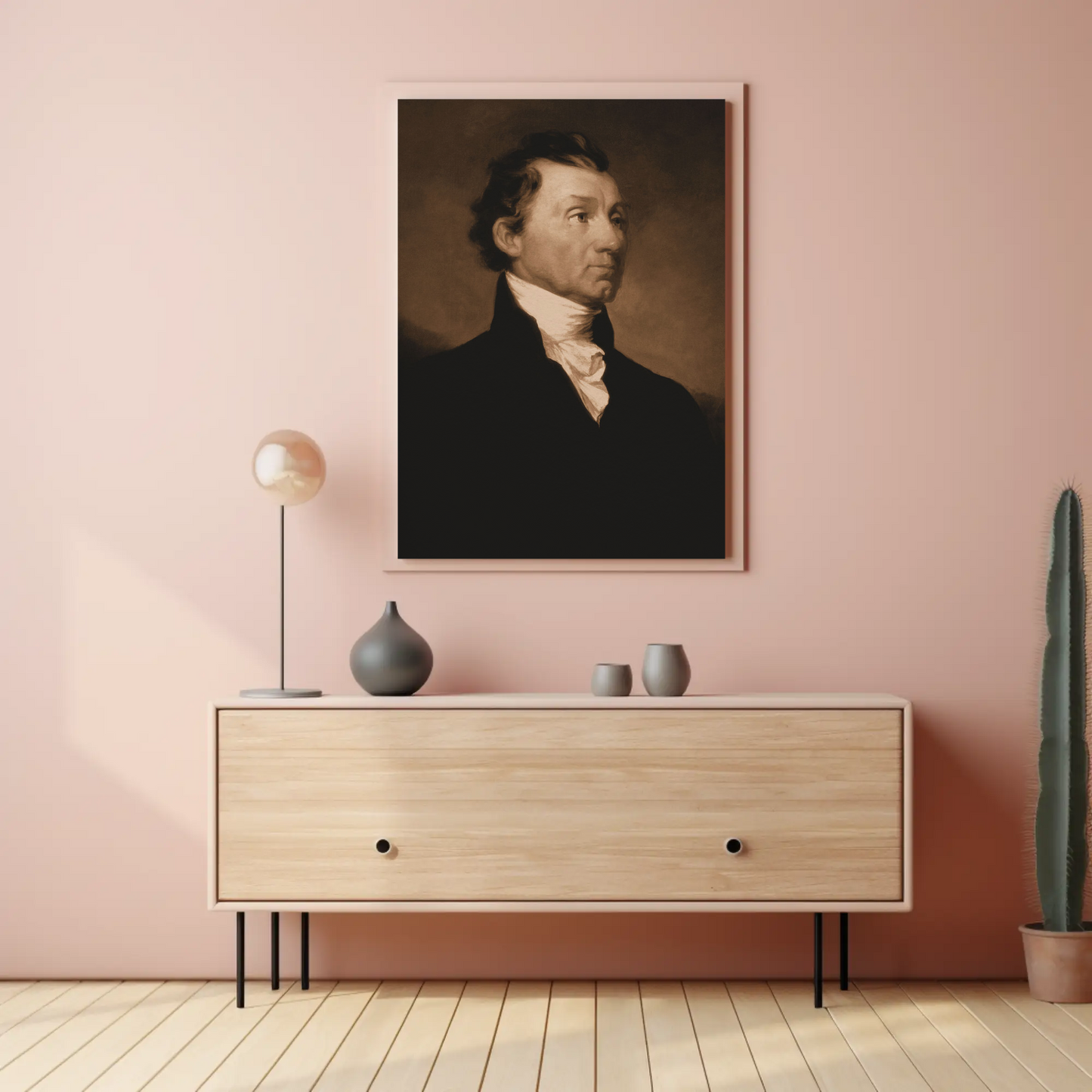 James Monroe 5th President Sepia Photo