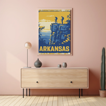 Arkansas Vintage Poster