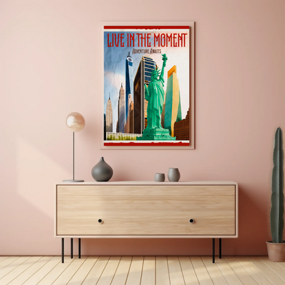 Vintage Poster New York City Liberty