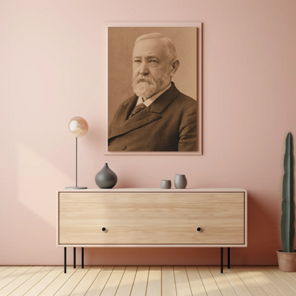 Benjamin Harrison 23rd President Sepia Photo