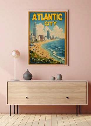 Atlantic City Beach Skyline